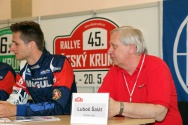 Rallye Český Krumlov: Tisková konference před startem
